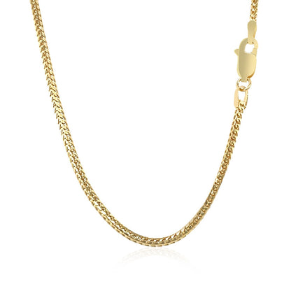 18k Yellow Gold Franco Chain 1.6mm