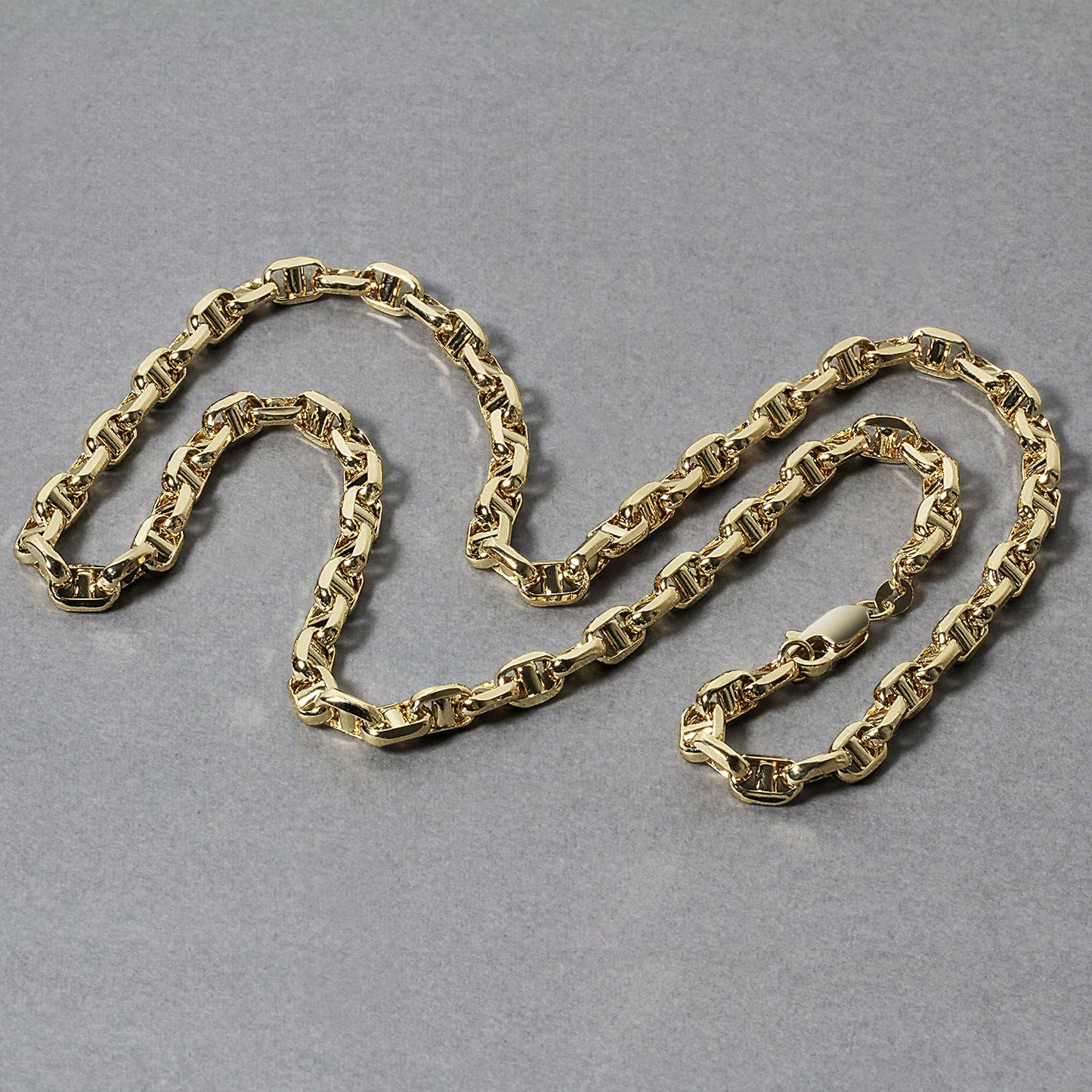 5.0mm 14k Yellow Gold Anchor Chain