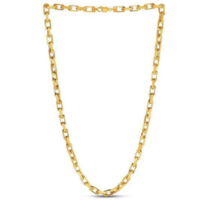 14k Yellow Gold French Cable Link Chain 6.1 mm