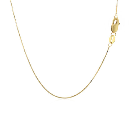 10k Yellow Gold Classic Box Chain 0.45mm