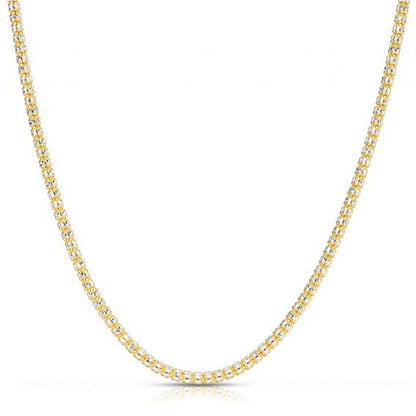 Ice Barrel Chain in 14k Yellow Gold (3.1 mm)