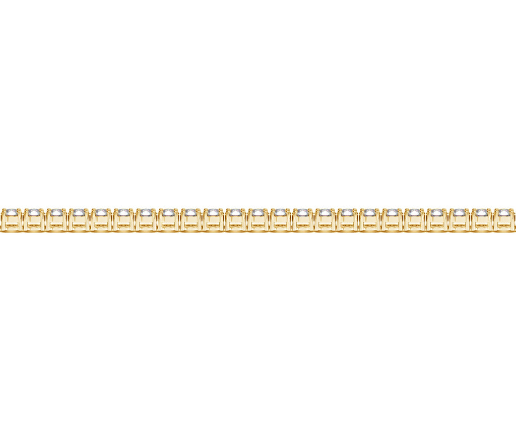14k Yellow Gold Round Diamond Tennis Bracelet (2 cttw)