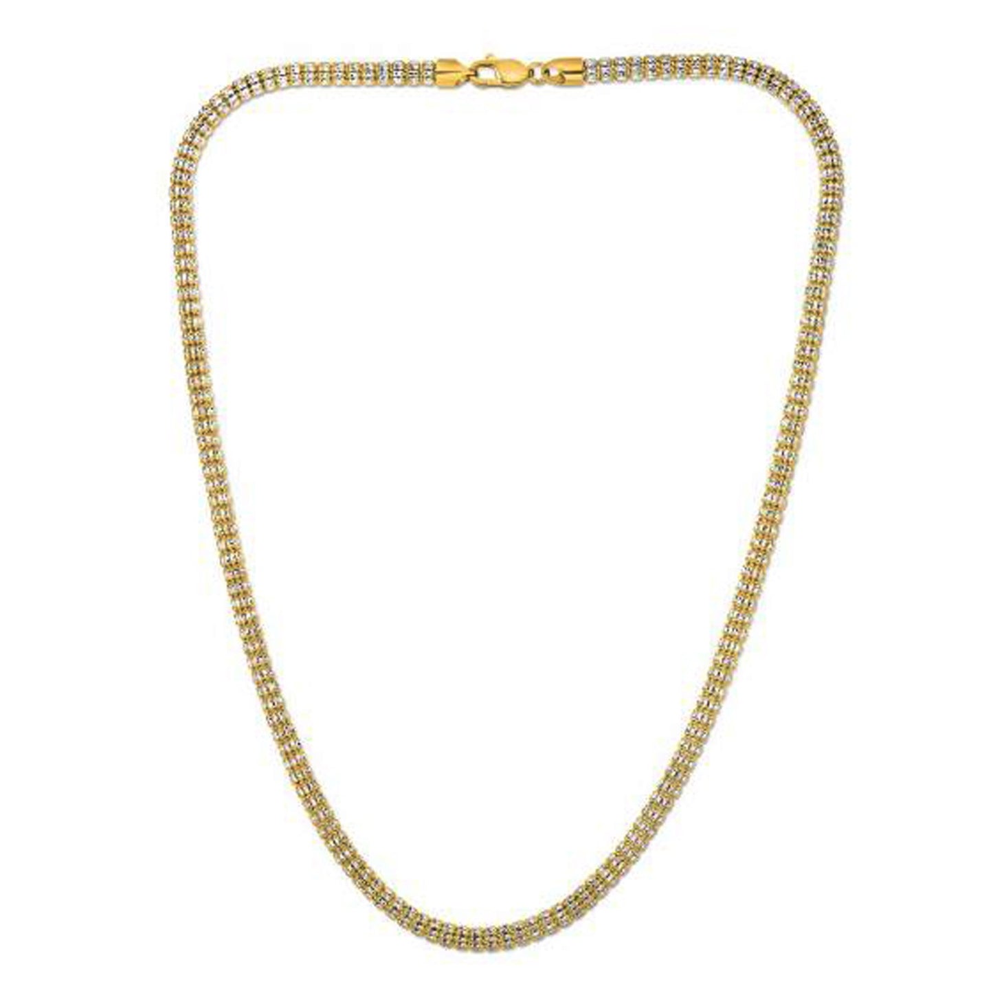 Ice Barrel Chain in 14k Yellow Gold (4.25 mm)