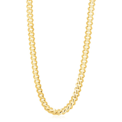 14k Yellow Gold High Polish Modern Lite Edge Chain (11.5mm)