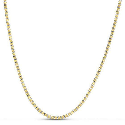 Ice Barrel Chain in 14k Yellow Gold (2.7 mm)