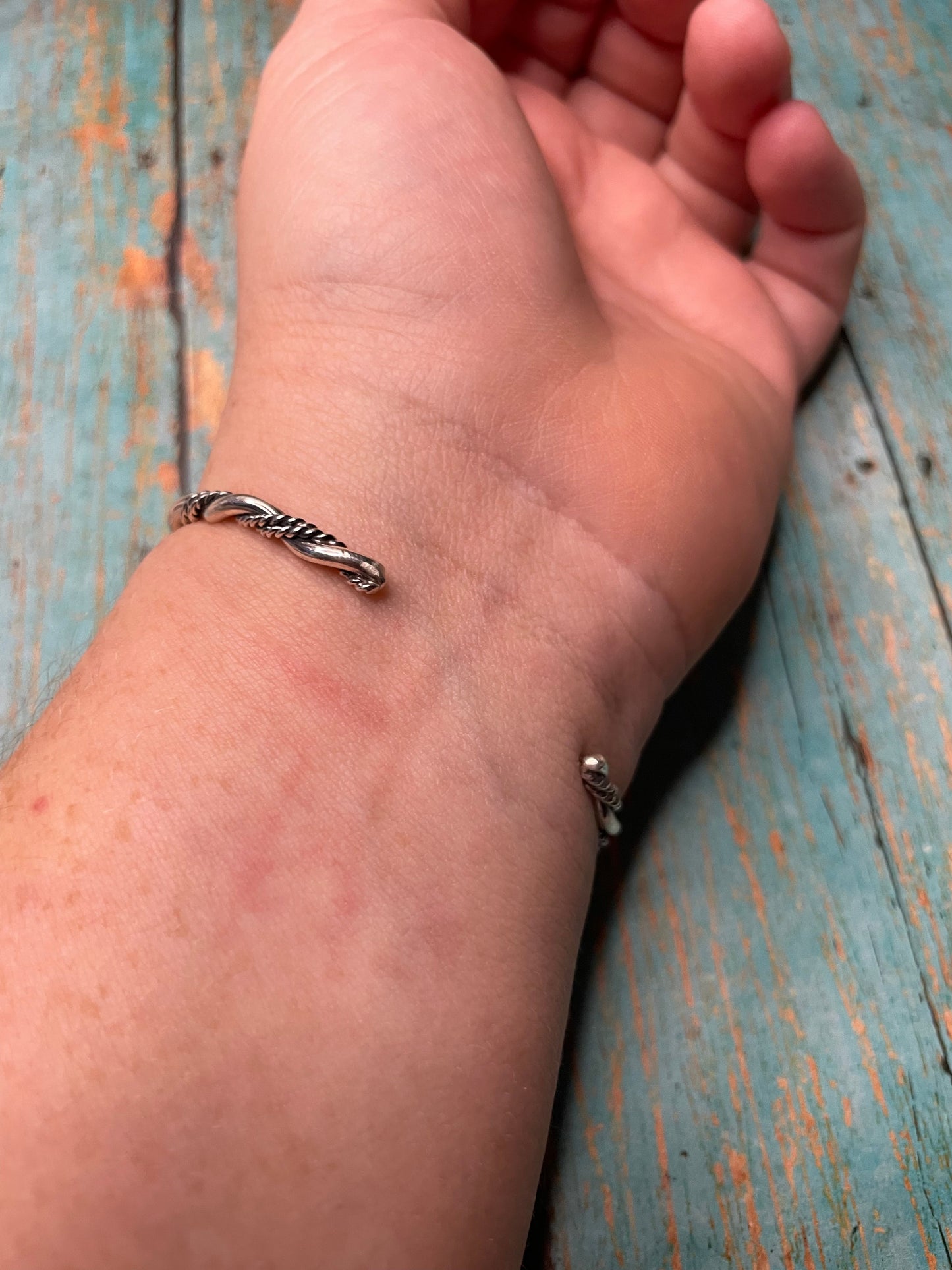 Navajo Turquoise & Sterling Silver Cuff Bracelet