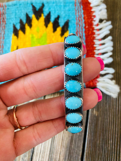 Navajo Turquoise & Sterling Silver Cuff Bracelet