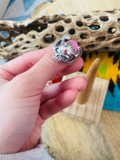 Handmade Sterling Silver Skull Ring Size 8.5