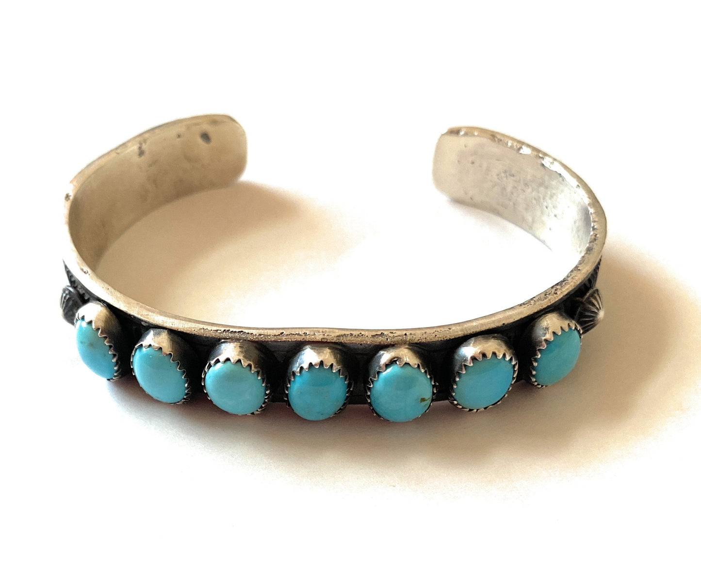 Navajo Turquoise & Sterling Silver Cuff Bracelet